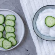 Face moisturizer for summer with cucumber
